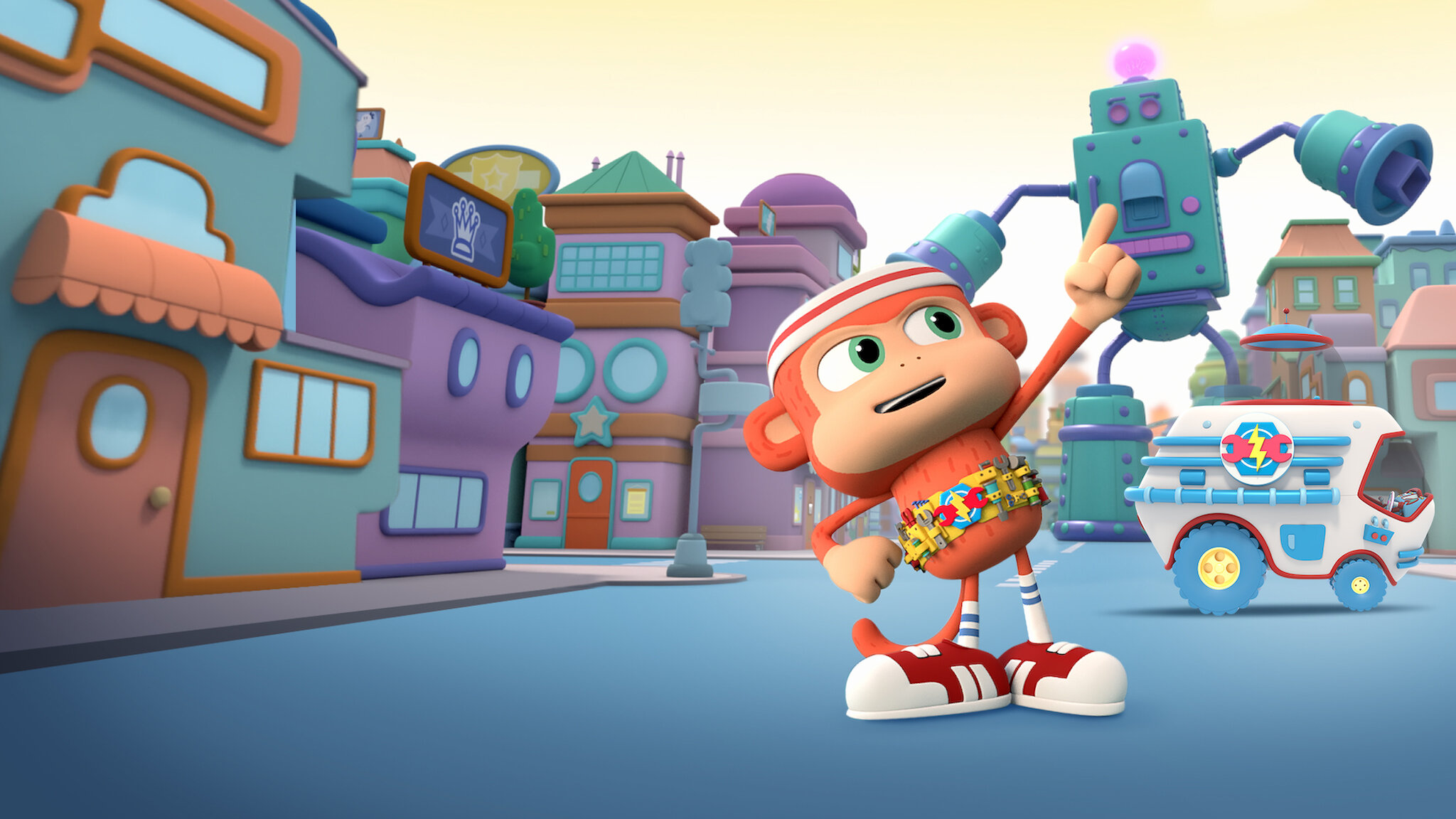 Watch Chico Bon Bon: Monkey with a Tool Belt | Netflix Official Site