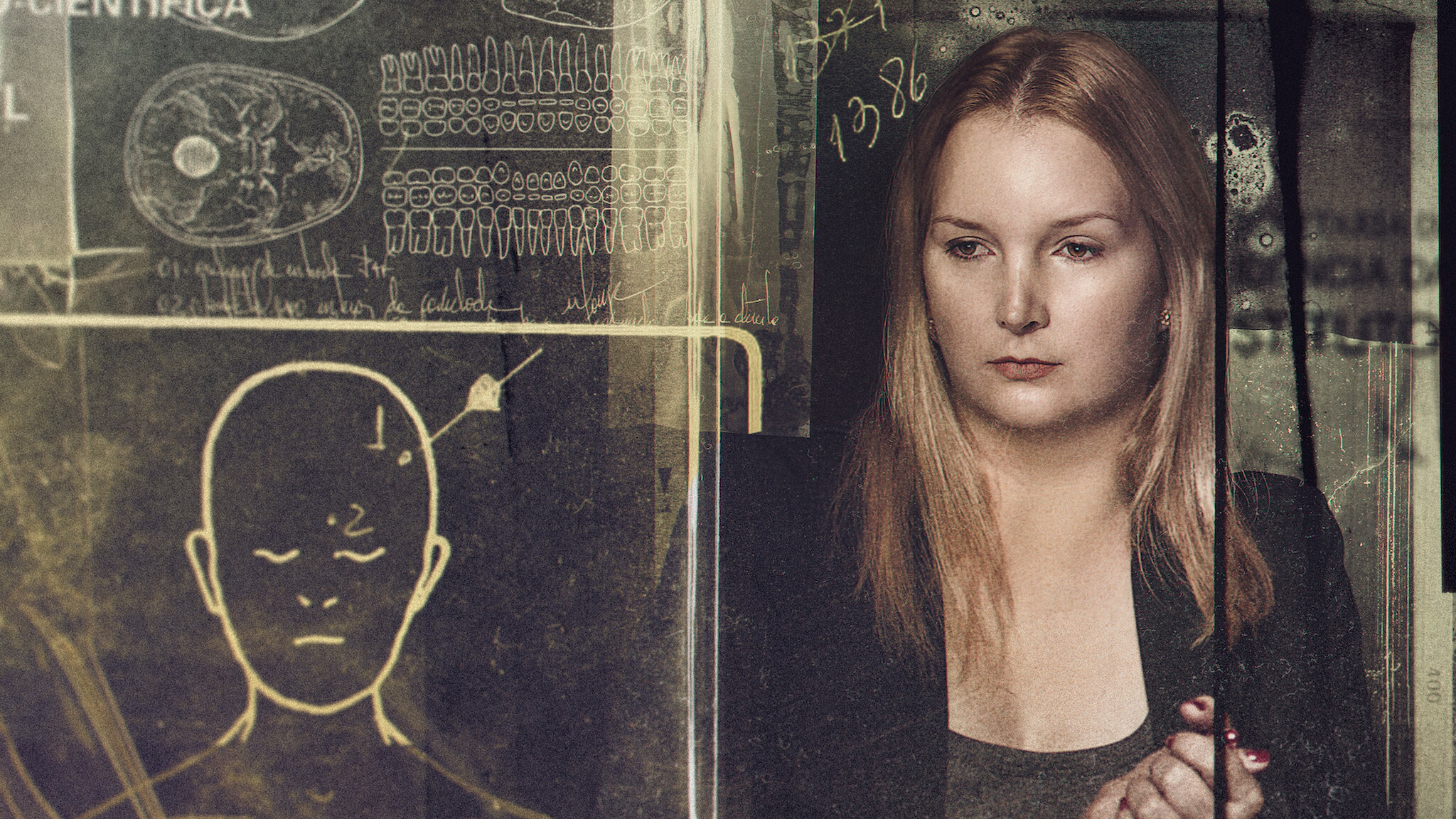 Elize Matsunaga no documentário da Netflix, retratando o crime chocante