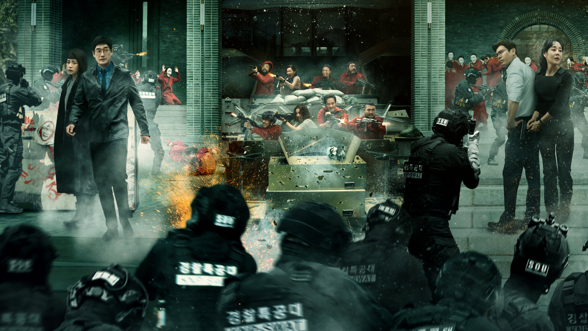 シーズン1 (クリップ): ペーパー・ハウス・コリア: 統一通貨を奪え