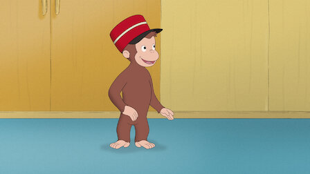 CURIOUS GEORGE 渦巻く ハンチング デッドストック 90s
