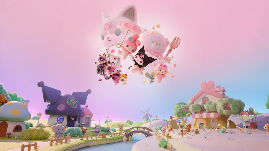 Netflix My Melody & Kuromi ５種セット ネトフリ Netflix series My Melody & Kuromi Mascot SET 5 Plush 14cm